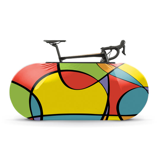 Abstract Bicycle Wheels Cover