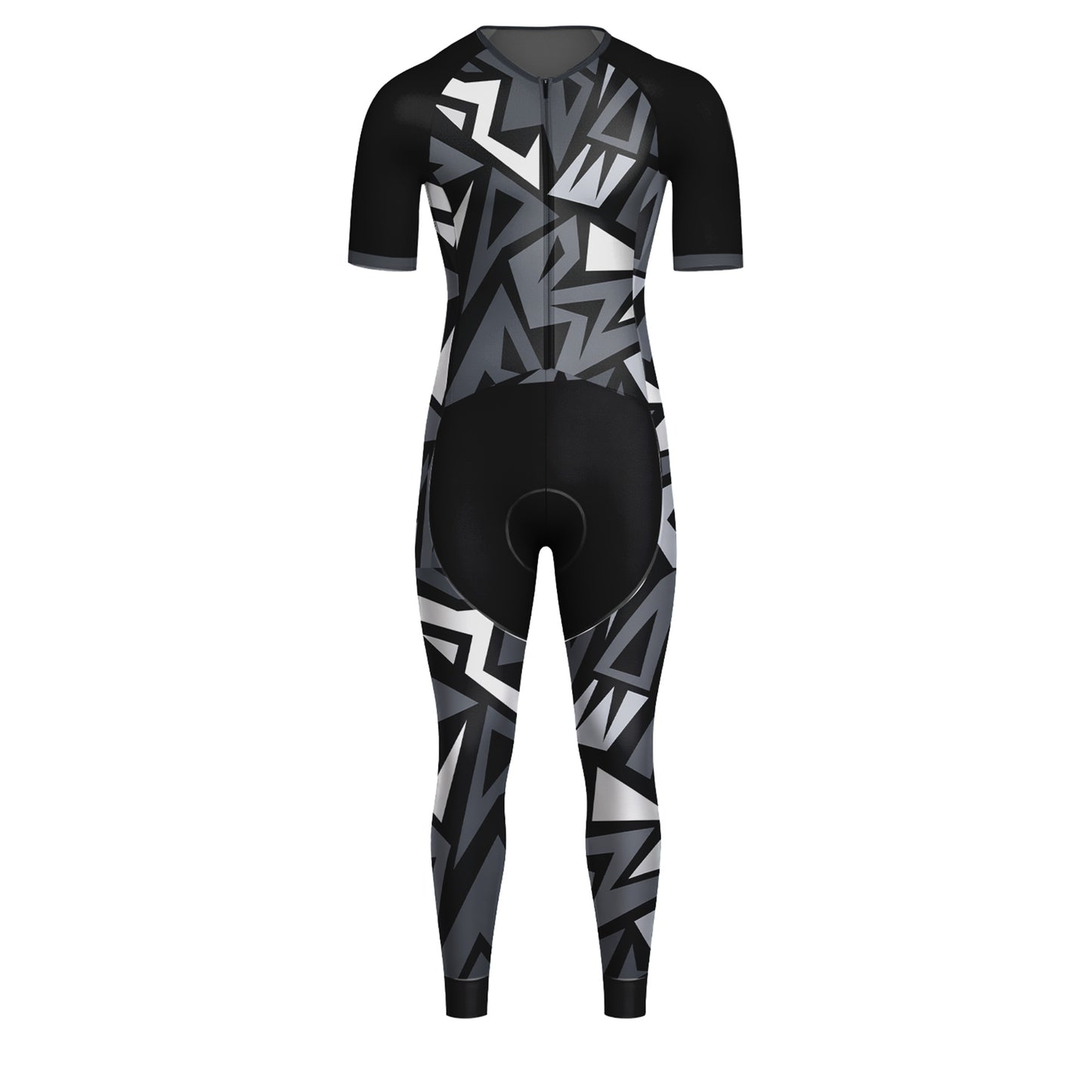 Blackout Shapes Men's Short Sleeve Triathlon Suit