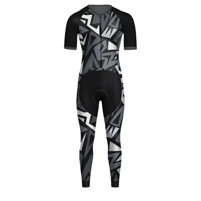 Blackout Shapes Men's Short Sleeve Triathlon Suit