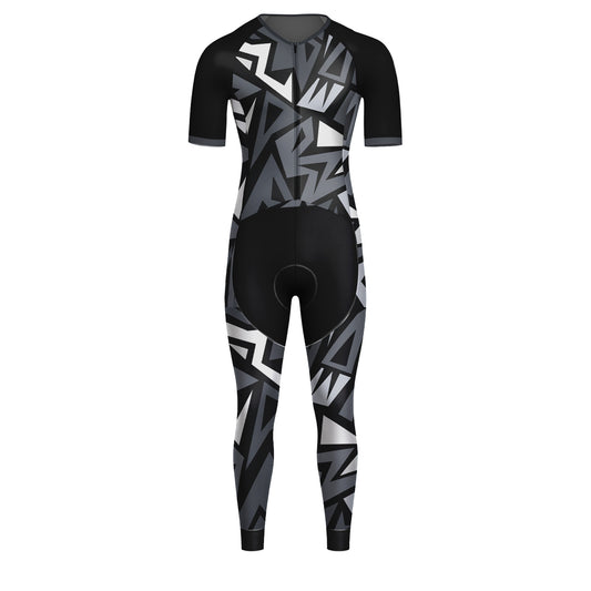 Blackout Shapes Men's Short Sleeve Triathlon Suit