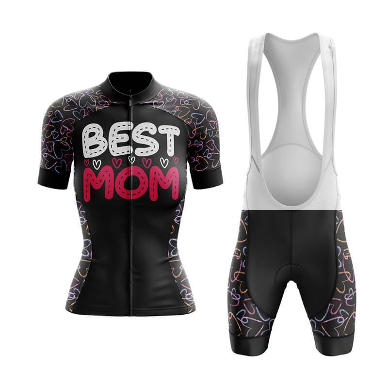 Best Mom Women's Short Sleeve Cycling Kit | Rsscsports