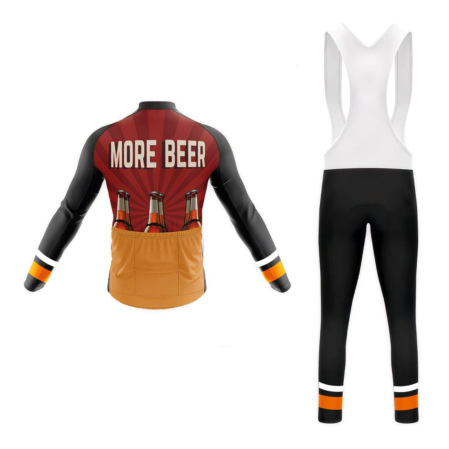 More Beer Men's Long Sleeve Cycling Kit