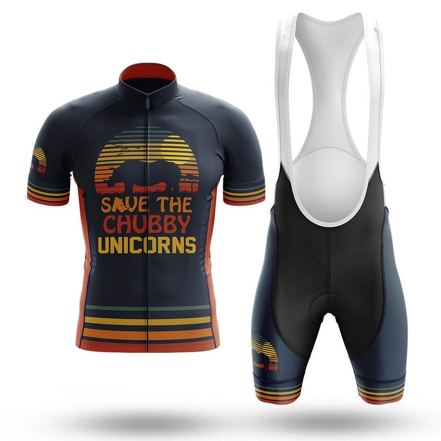 Save The Chubby Unicorns Men's Short Sleeve Cycling Kit | Rsscsports