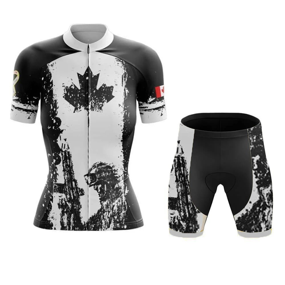 Canada Women's Short Sleeve Cycling Kit | Rsscsports