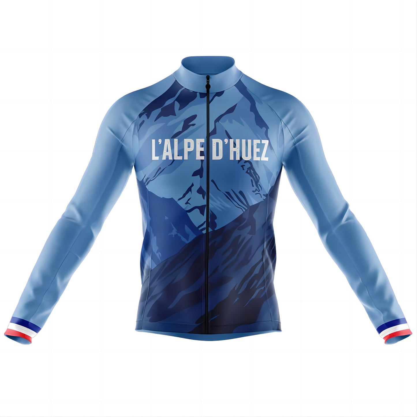 Maillot de cyclisme à manches longues pour homme du Club Alpe D'Huez