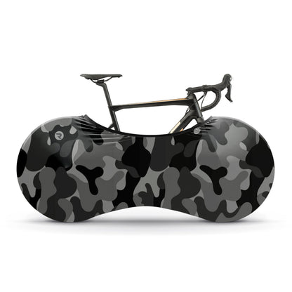 Gray Camo Bicycle Wheels Cover