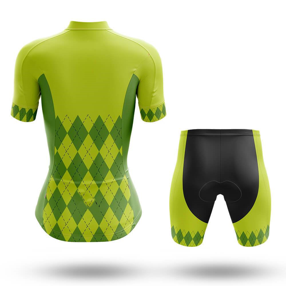 Lime Green Women's Short Sleeve Cycling Kit | Rsscsports