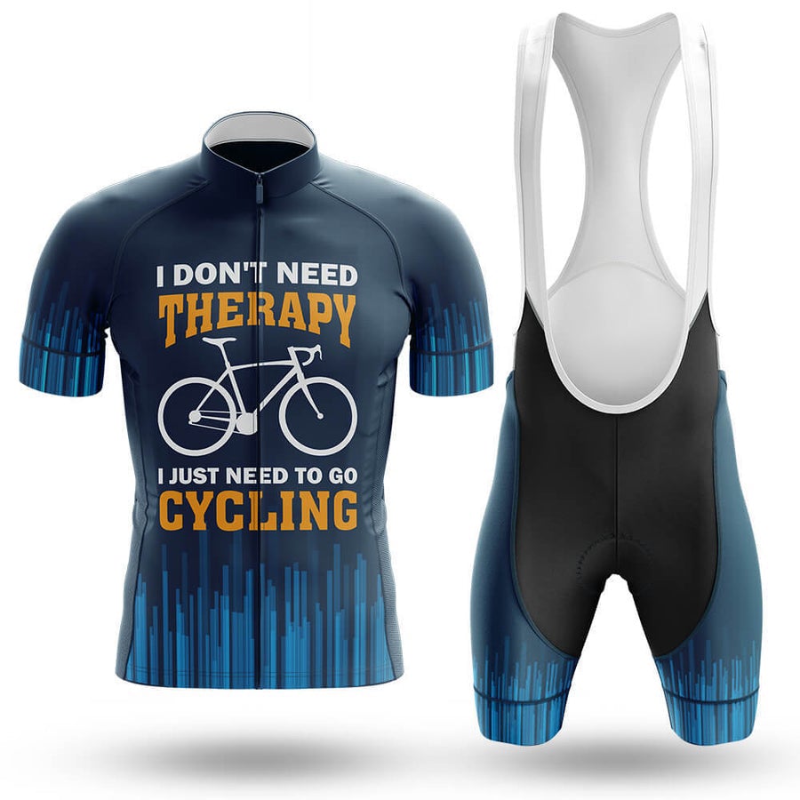 I Don't Need Therapy I Just Need To Go Cycling Men's Short Sleeve Cycling Kit | Rsscsports