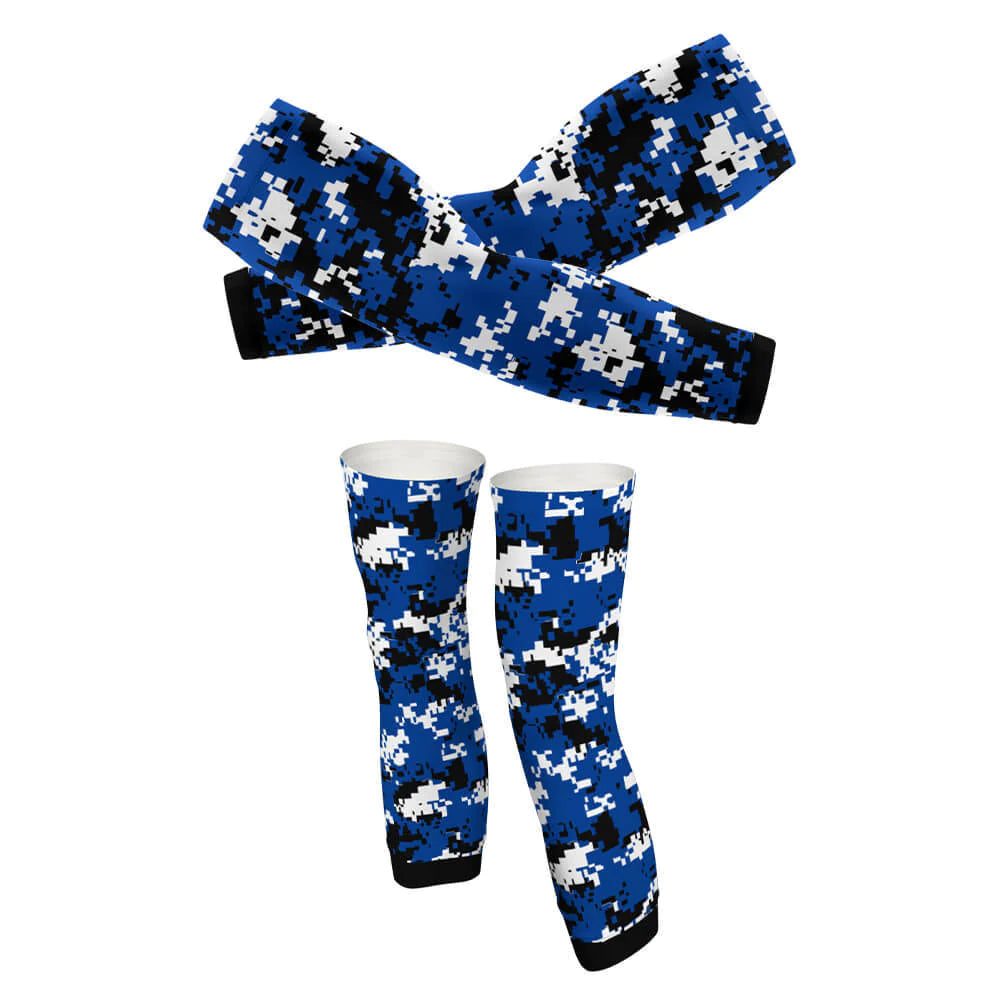 Navy Camo Arm And Leg Sleeves