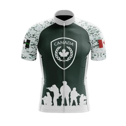 Canada Army Men's Short Sleeve Cycling Kit | Rsscsports