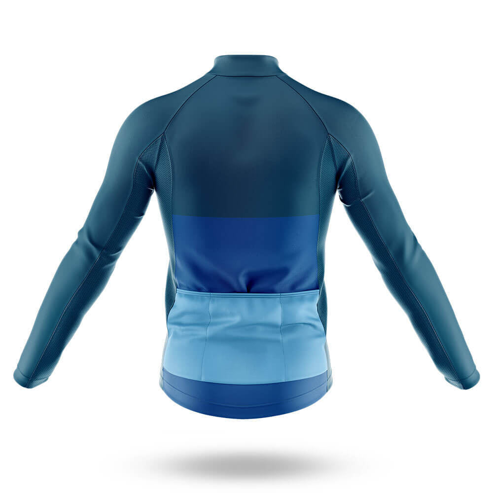 Simple Blue Men's Short/Long Sleeve Cycling Kit | Rsscsports