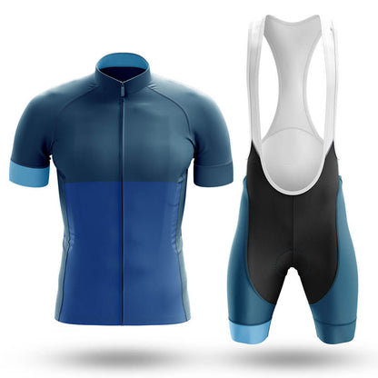 Simple Blue Men's Short/Long Sleeve Cycling Kit | Rsscsports