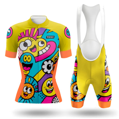 Smiling Sun Women's Short Sleeve Cycling Kit