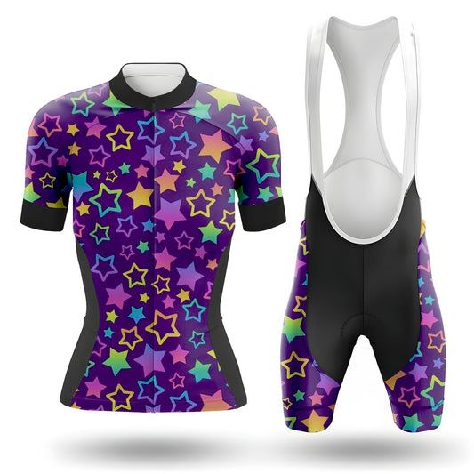 Shining Stars Women's Short Sleeve Cycling Kit