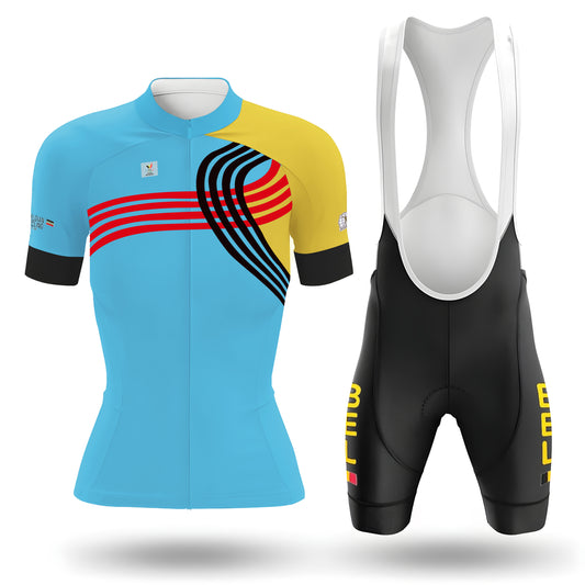 2025 Belgian National Team Cycling Jersey Women's Short Sleeve Cycling Kit