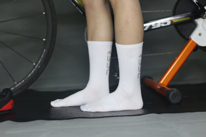 Chaussettes de cyclisme respirantes unisexes réfléchissantes