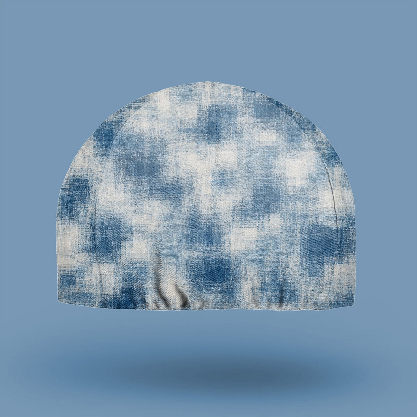 Blurred Blue Print Cycling Cap