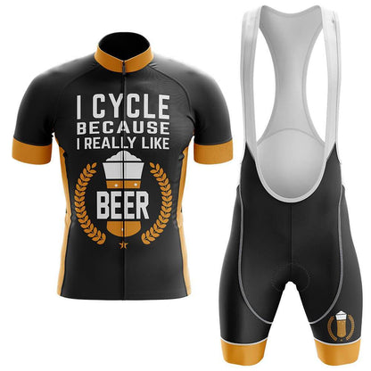 I Like Beer Men's Short Sleeve Cycling Kit | Rsscsports