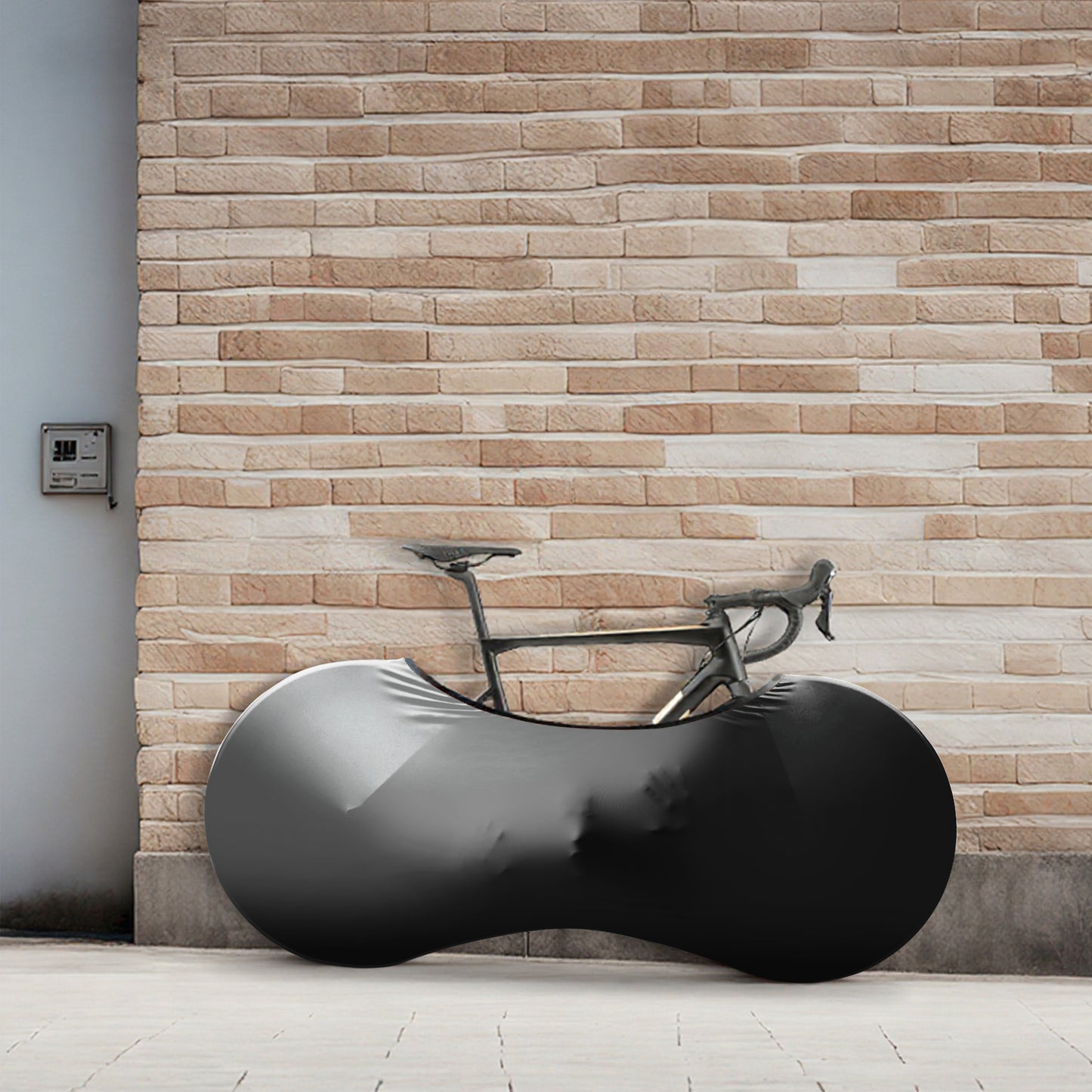 Ghost Black Bicycle Wheels Cover