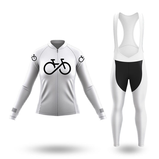 Bike Forever Damen-Langarm-Radtrikot