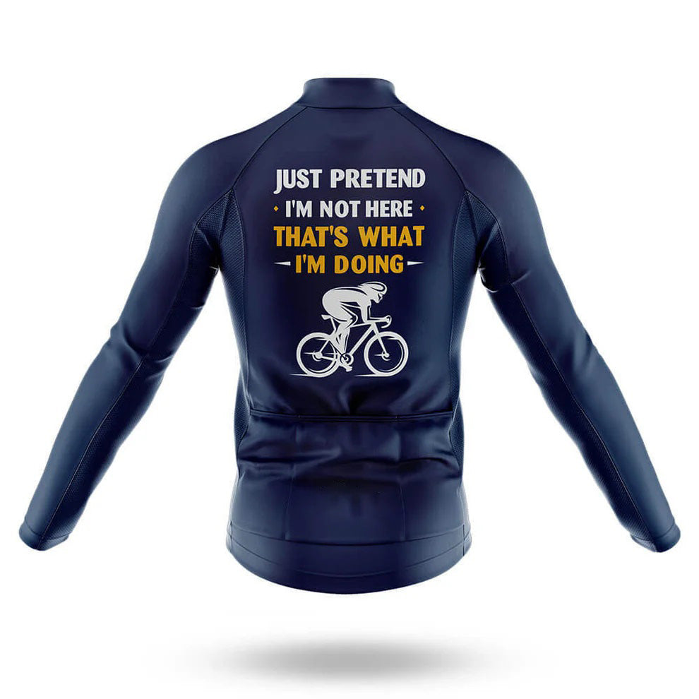 Maillot de cyclisme à manches longues pour homme Just Pretend