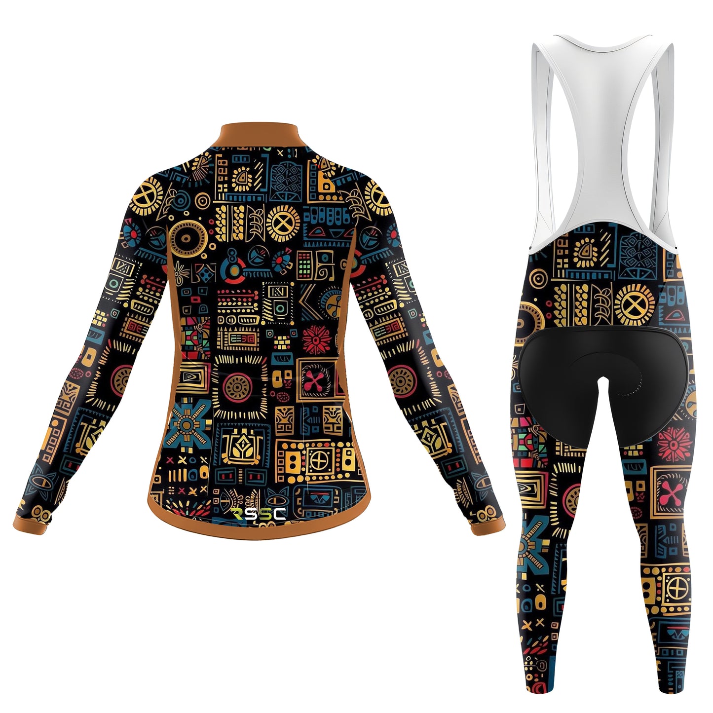 Tribal Geometry Women's Long Sleeve Cycling Kit