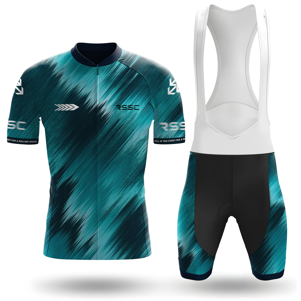 RSSC Swift Cyan Men's Short Sleeve Cycling Kit