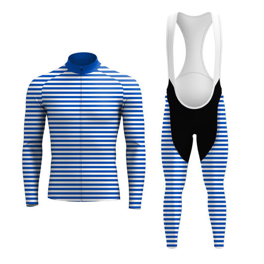 Breton Stripe Men's Long Sleeve Cycling Kit