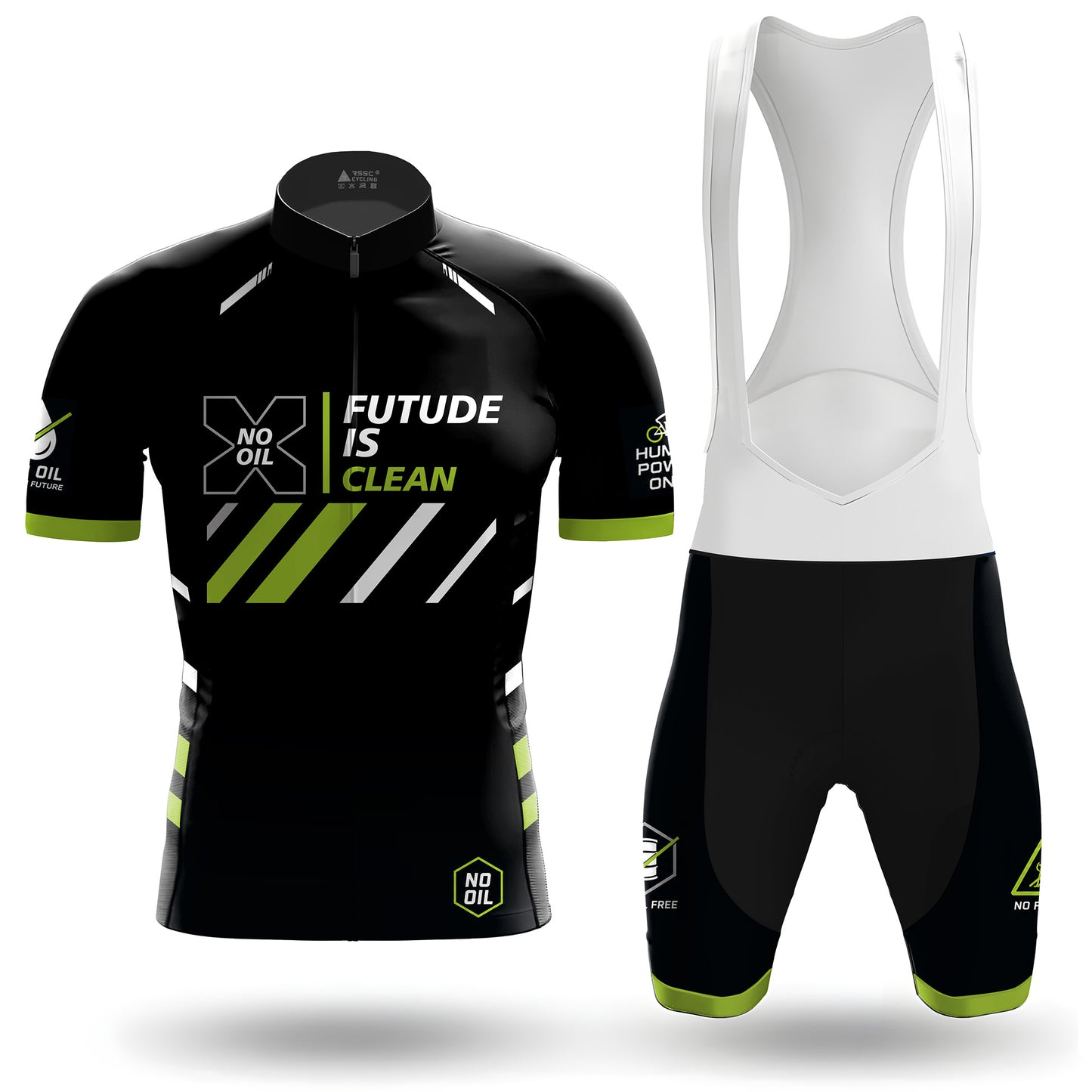 Zero Oil Men's Short Sleeve Cycling Kit