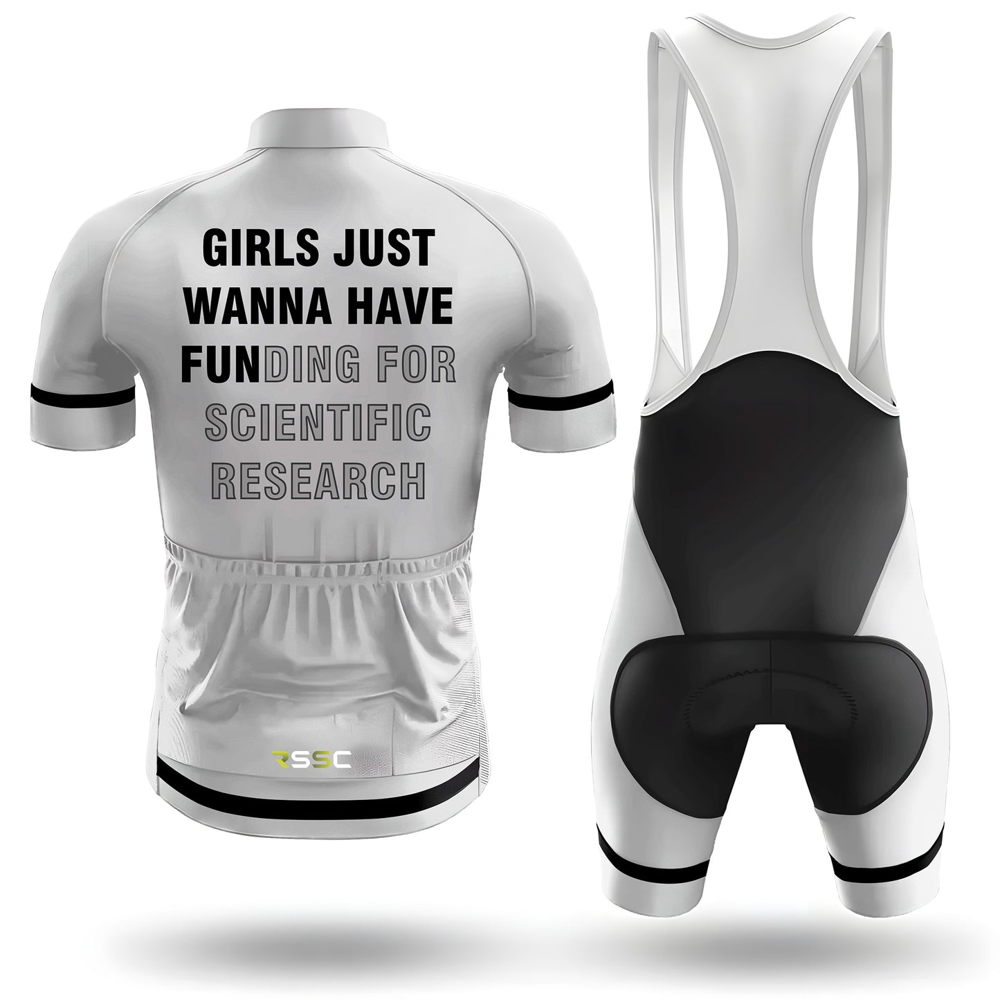 Girls Just Wanna Have Fun Men's Short Sleeve Cycling Kit