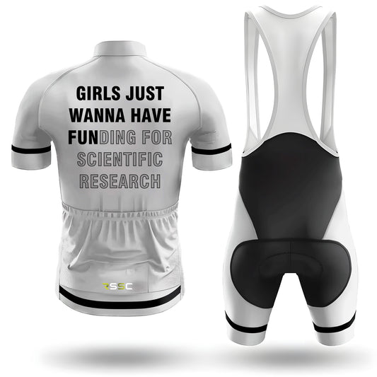 Girls Just Wanna Have Fun Men's Short Sleeve Cycling Kit