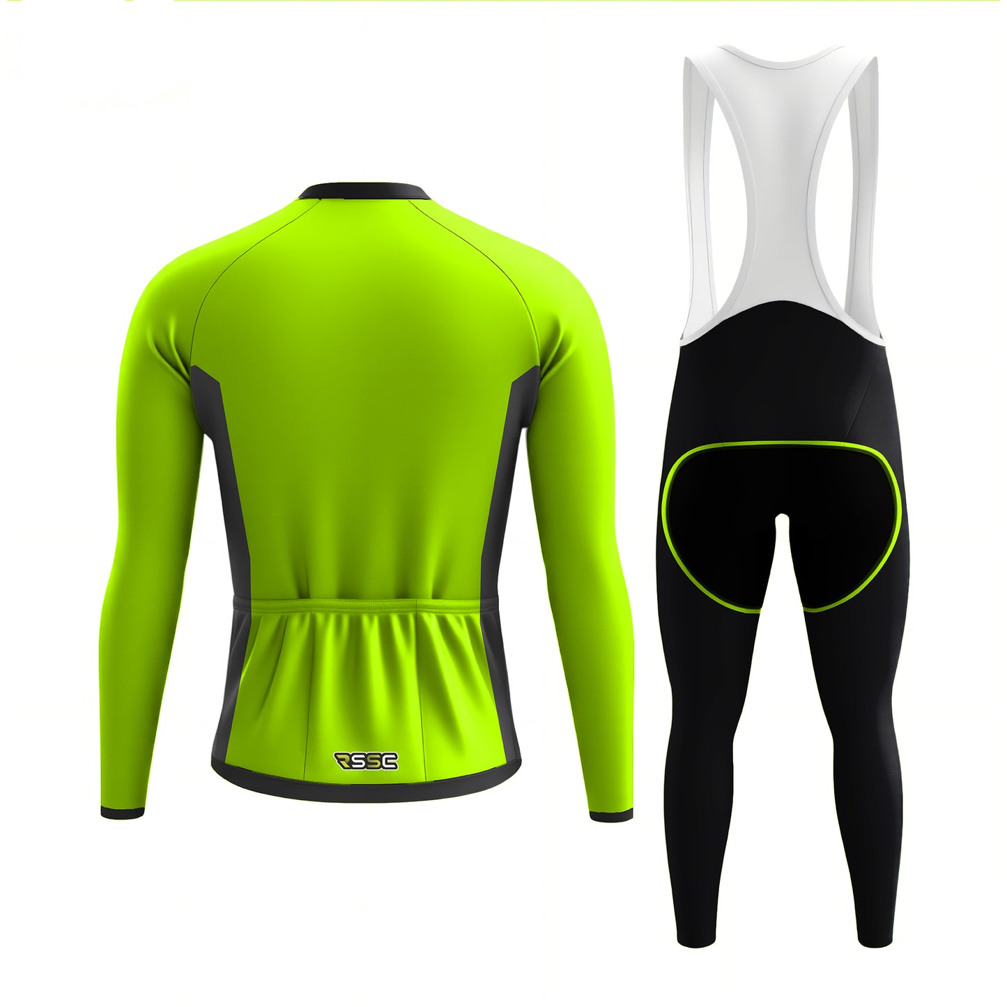 Green flash Men's Long Sleeve Cycling Kit
