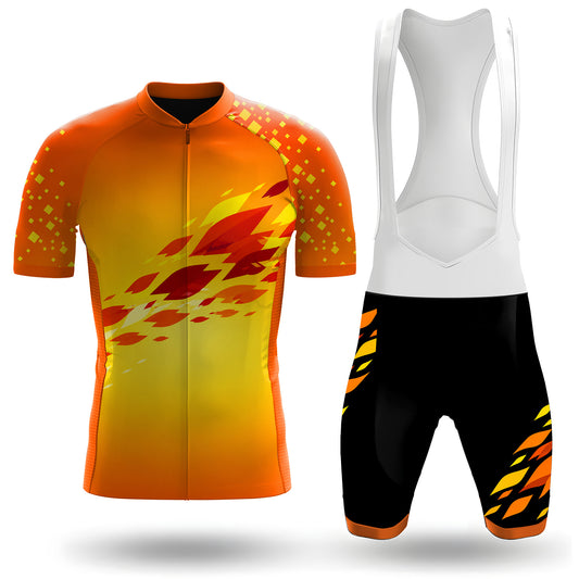 Autumn Leaves Men's Short Sleeve Cycling Kit