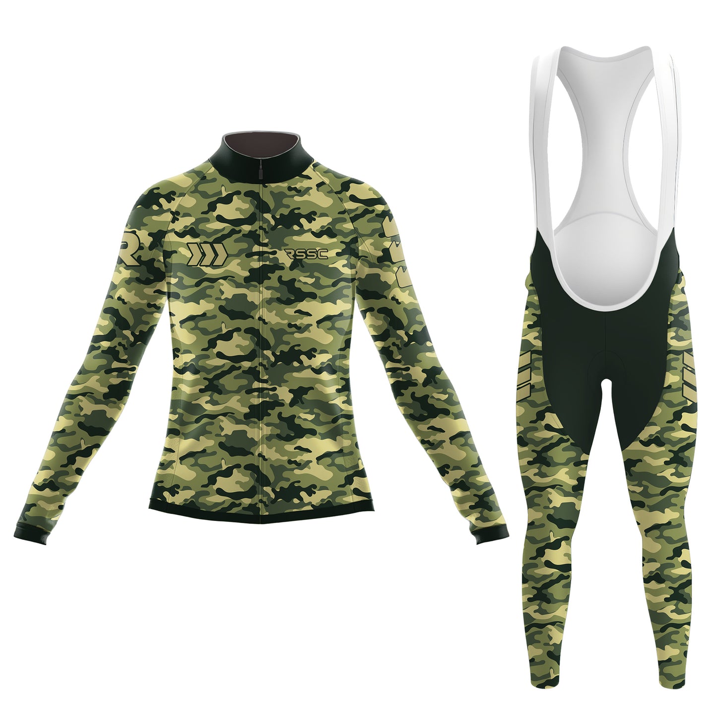 Olive Terrain Women's Long Sleeve Cycling Kit