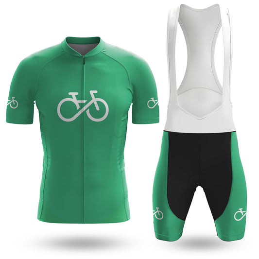 Conjunto de ciclismo masculino de manga corta Professional Team Racing Suit Green