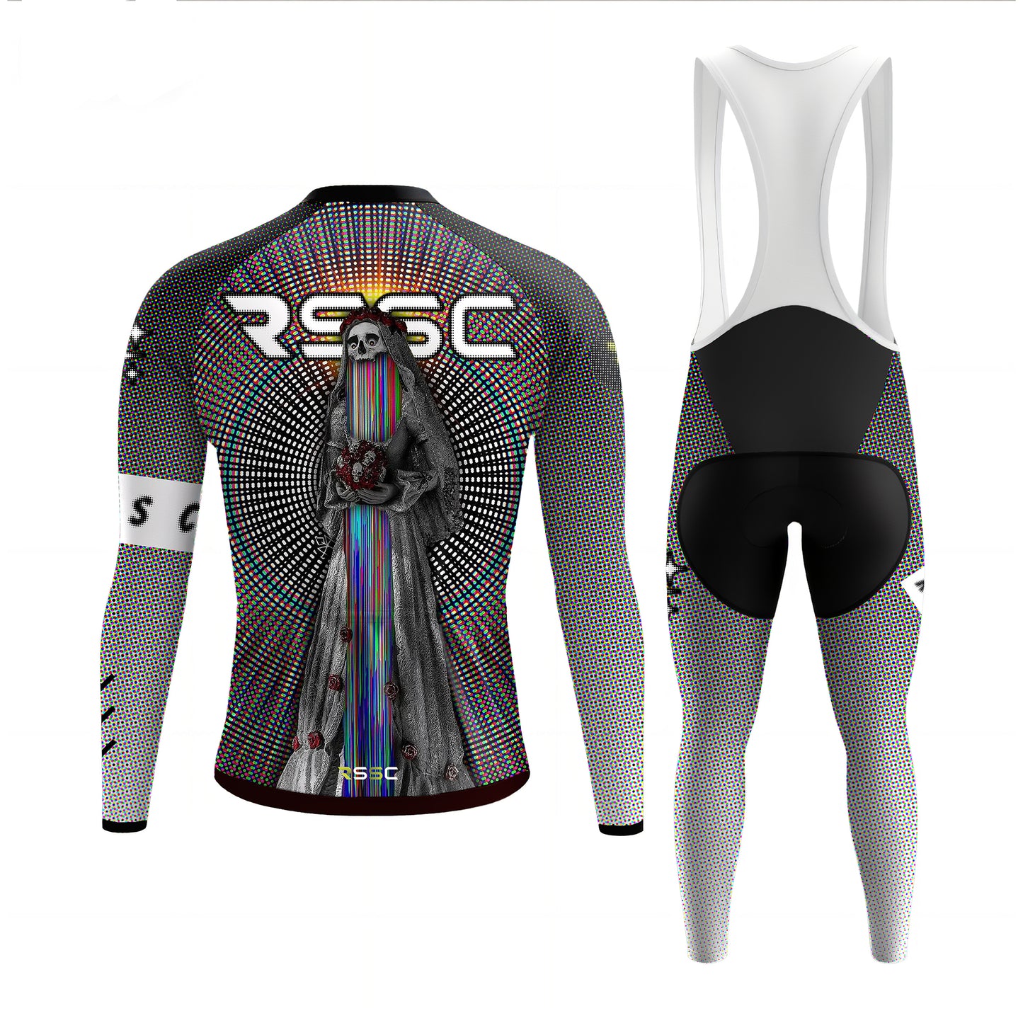Never part till death Men's Long Sleeve Cycling Kit
