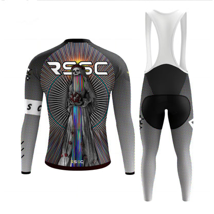 Never part till death Men's Long Sleeve Cycling Kit