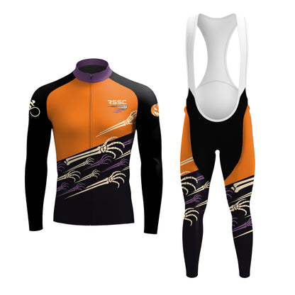 Bone Grab Langarm-Radtrikot für Herren