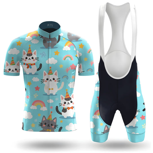 Rainbow Neko-Flux Men's Short Sleeve Cycling Kit