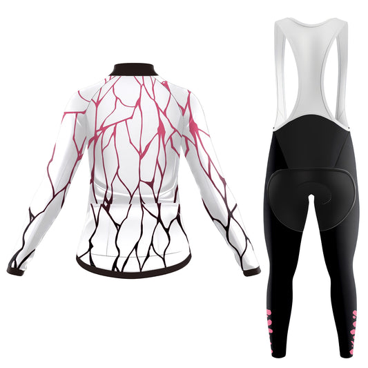 Shimmer Crack Women's Long Sleeve Cycling Kit