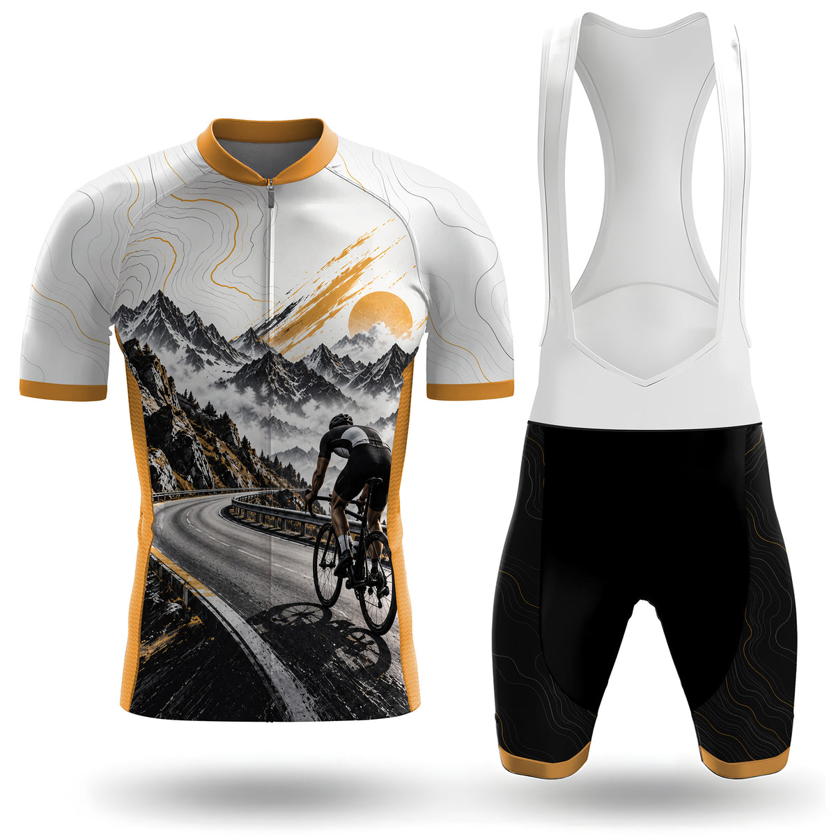 Tenue de cyclisme pour homme à manches courtes « Belgian Surrealismus »