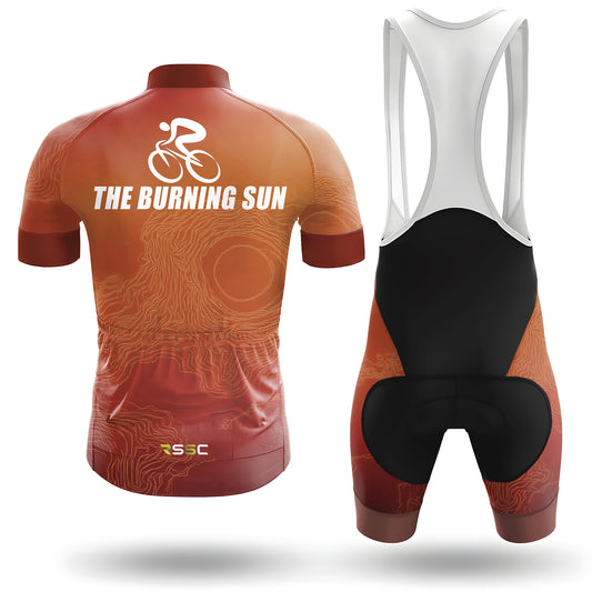 The burning sun Men's Short Sleeve Cycling Kit