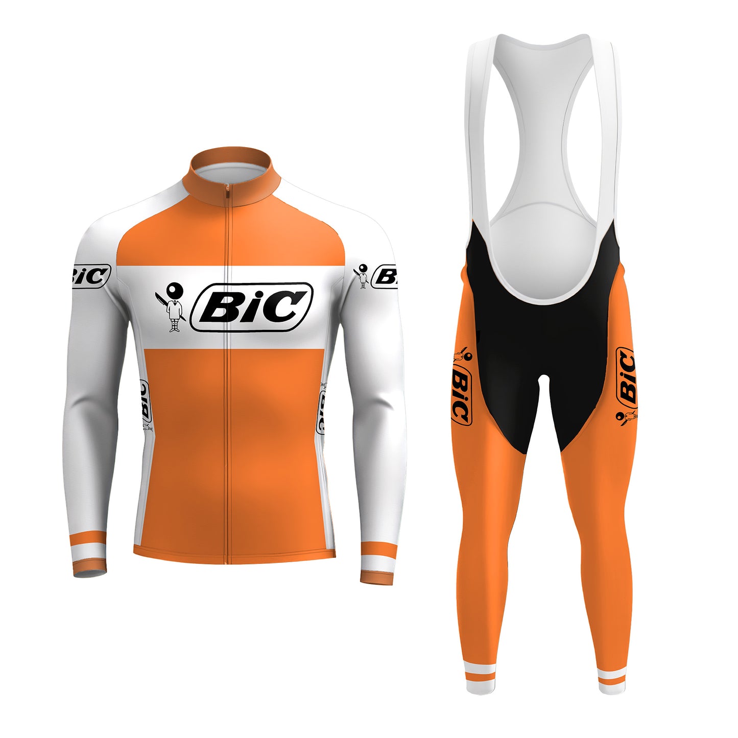 BIC Retro Men's Long Sleeve Cycling Kit