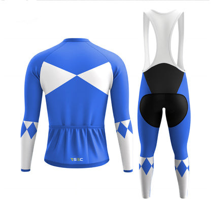 Cycling Rangers Blue Men's Long Sleeve Cycling Kit