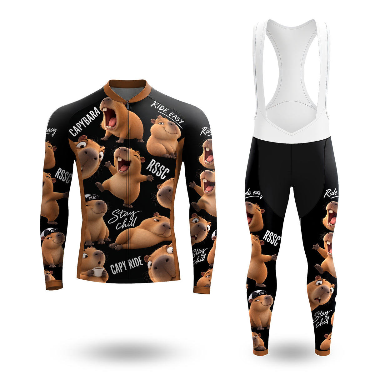 Bone Grab Langarm-Radtrikot für Herren