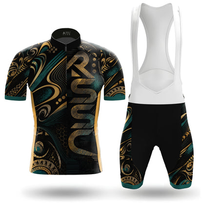 Gilded Vortex Men's Short Sleeve Cycling Kit