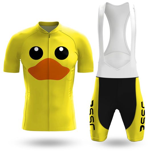 Conjunto de ciclismo de manga corta para hombre Pato Amarillo