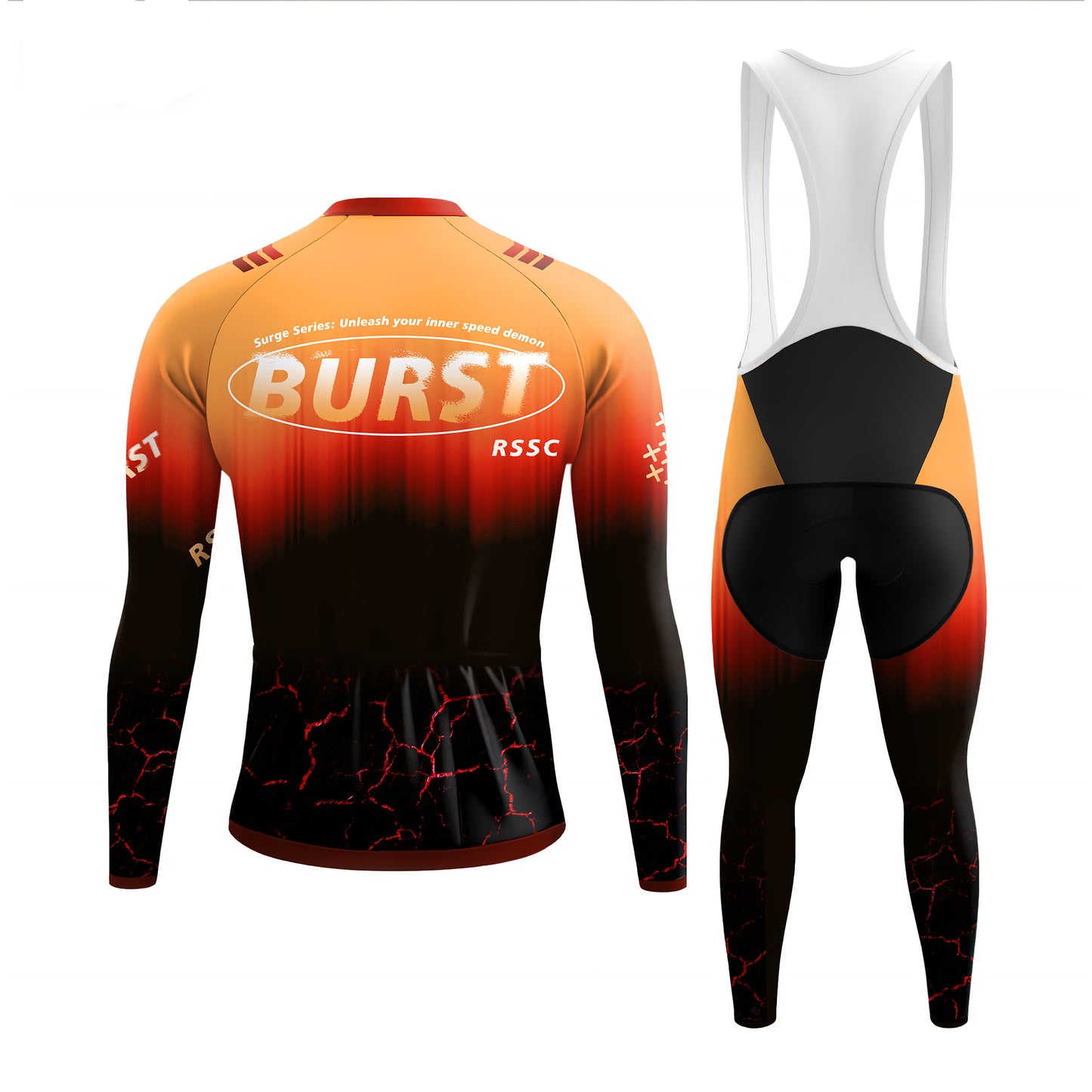 RSSC Burst Men's Long Sleeve Cycling Kit