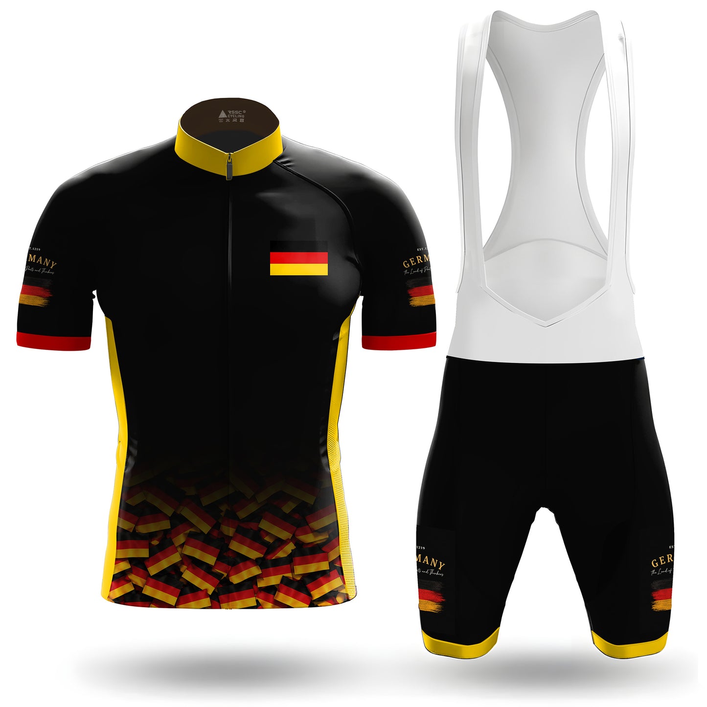 German Heritage Men's Short Sleeve Cycling Kit