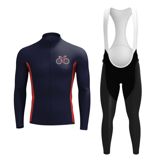 Cycling Cycle Men's Long Sleeve Cycling Kit